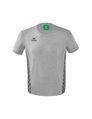 Erima Freizeit-Tshirt Essential Team - weicher Baumwollmix, klassischer Schnitt - hellgrau/grau Herren